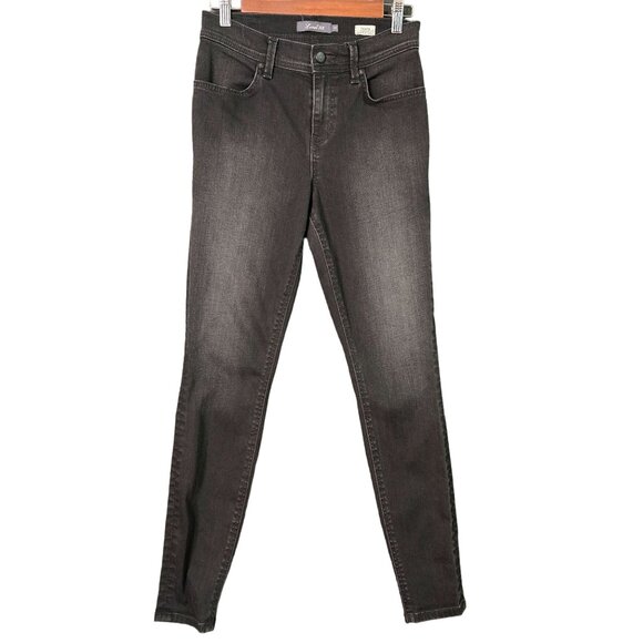 Level 99 Women's Tanya High Rise Skinny Jeans Size 27 Black Denim - Picture 1 of 8